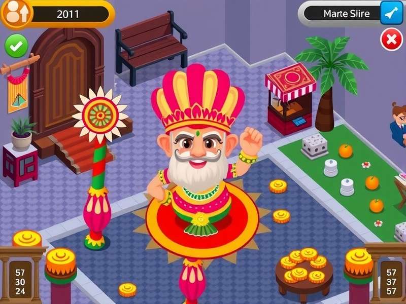 Pixel Town Money Magnate business management interface